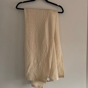 Nordstrom Cream Cable Knit Scarf